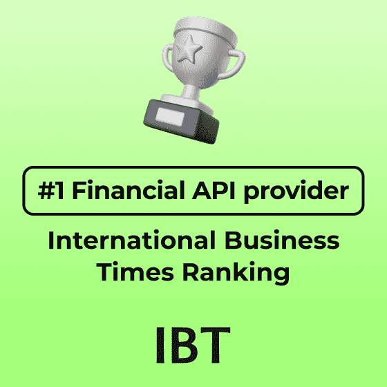 #1 financial api provider